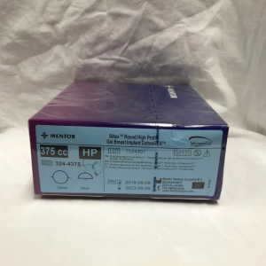 Mentor 324-4375 Siltex Round High Profile Breast Implant Cohesive II